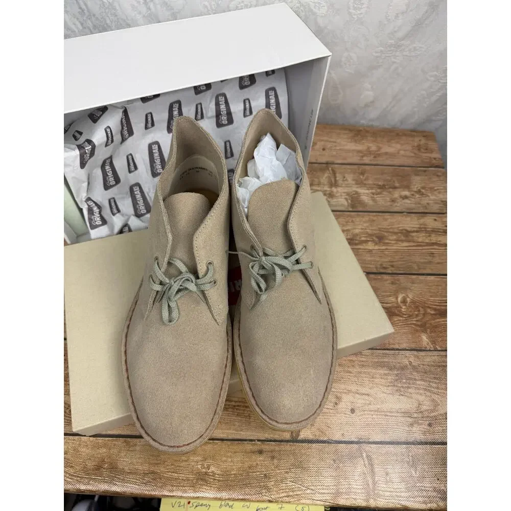 Clarks Originals Desert Boot Oakwood Suede Men’s 9.5 M Brown Chukka 26110058